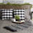 Gingham Check Kitchen Tabletop Bed Gingham Cotton Throw Pillow Cover-1985222581