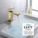 Single-Hole Bathroom Faucet with Drain Assembly, Single-Handle Bathroom Sink Faucet