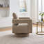 Fauteuil d'appoint pivotant à dossier creux et accoudoirs l 29,12 po-1913578877