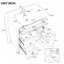 Meuble-lavabo 30 po avec lavabo - Armoire en bois massif et panneau de fibres à densité moyenne, tiroir rabattable + 2 tiroirs, tablette réglable-111880309