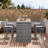 5-Pieces Outdoor Patio Wicker Bar Set