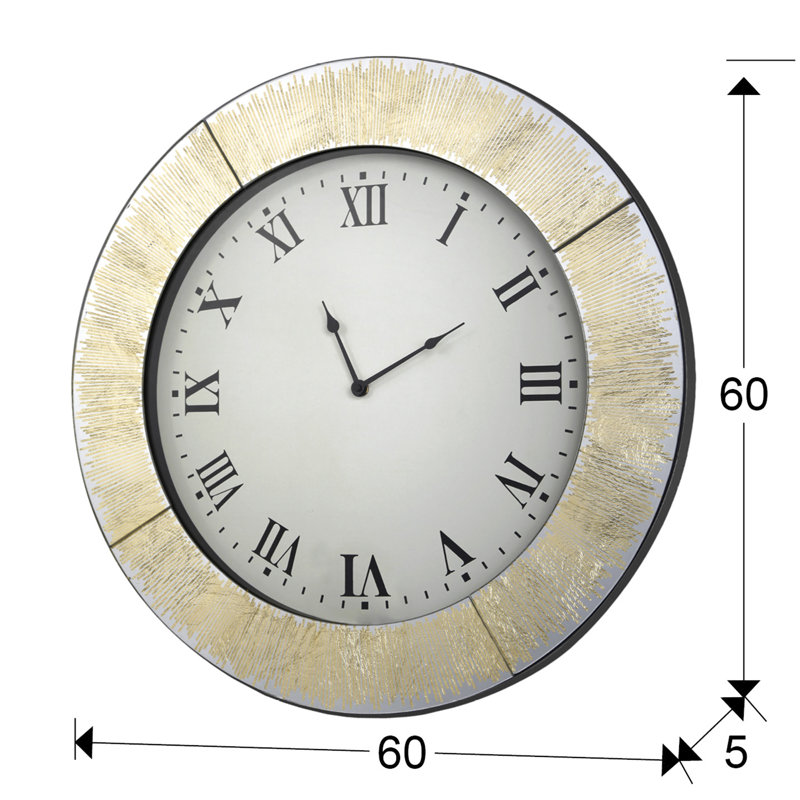 Orey Glass Wall Clock