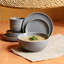  Service de table en grès 12 pièces Pure - Service pour 4-1083242536