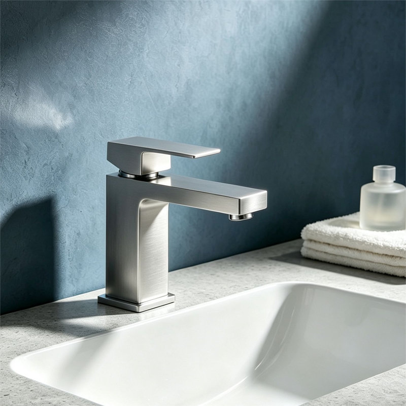 Topcraft Single-Hole, Single-Handle Bathroom Faucet