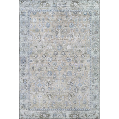 Premium Machine Washable Maag AMF1772 Global Rug