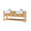 Meuble-lavabo double 72 po Pelaghia-57367800