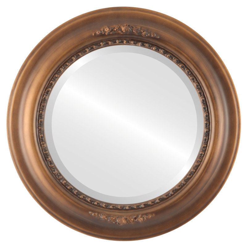Miroir décoratif biseauté traditionnel Wisbech, 19 po x 19 po