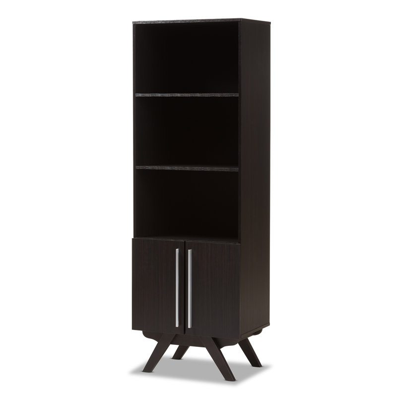 180cm H x 60cm W Standard Bookcase, Espresso Dark Brown