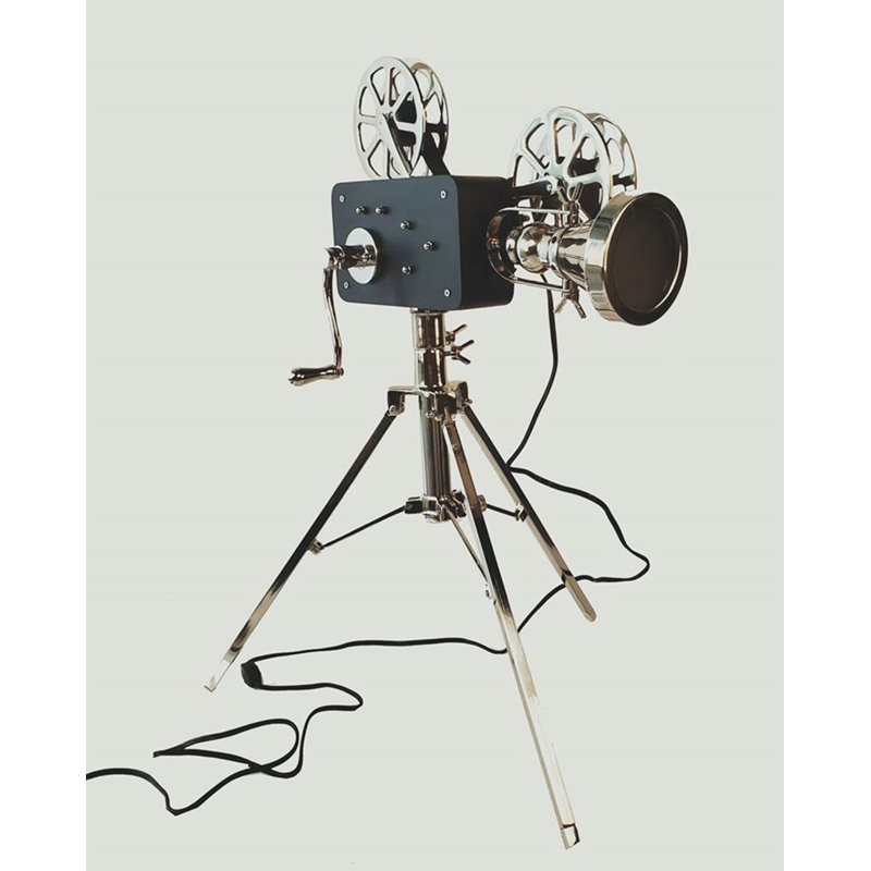 36'' Black Tripod Floor Lamp