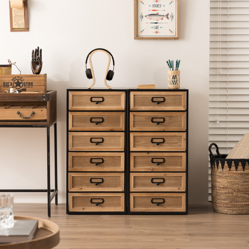 Metal Rectangle Accent Chest