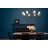  Classic 8 Light Chandelier with White Linen Shades-597268140