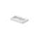 04548000001 Vero White with WonderGliss Ceramic Rectangular Wall Mount Bathroom Sink with Overflow