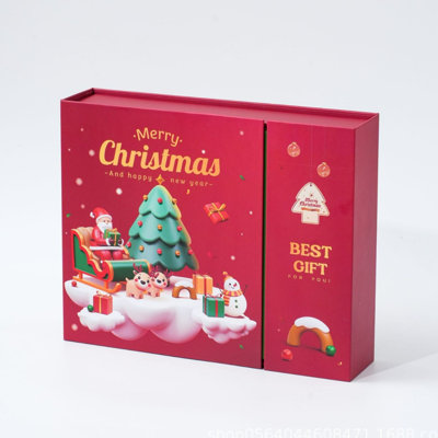 Christmas Decorations Empty Christmas Advent Box 12 Days Of Countdown Boxes To