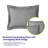 6 Piece Quilted Solid Stripe Comforter, Sheet Set And Mattress Protector Bedding Bundle, Twin XL-122547338-122547333