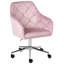 17 Stories Velvet Office Chair-2035882215