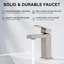 Robinet de salle de bain moderne, robinet de salle de bain à un trou, robinet de salle de bain en laiton massif, robinet de salle de bain carré à poignée simple avec lavabo escamotable-115721378