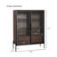 Vitrine autoportante de 51,2 po avec 2 tiroirs de rangement-723846843