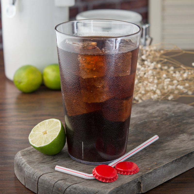 Drinking Glass, Clear, 48, 32 Oz