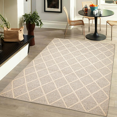 Tapis gris Sienna 4 pi 11 po x 7 pi 10 po