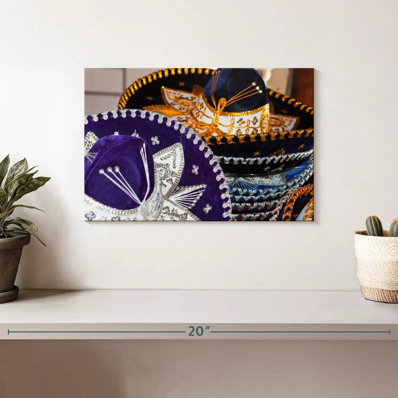 Kavia Mexican Hats, 8" H x 12" W
