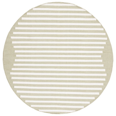 Esven Hand Woven Cotton Striped Rug