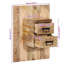 60cm W Solid Wood Bedside Table-176420247