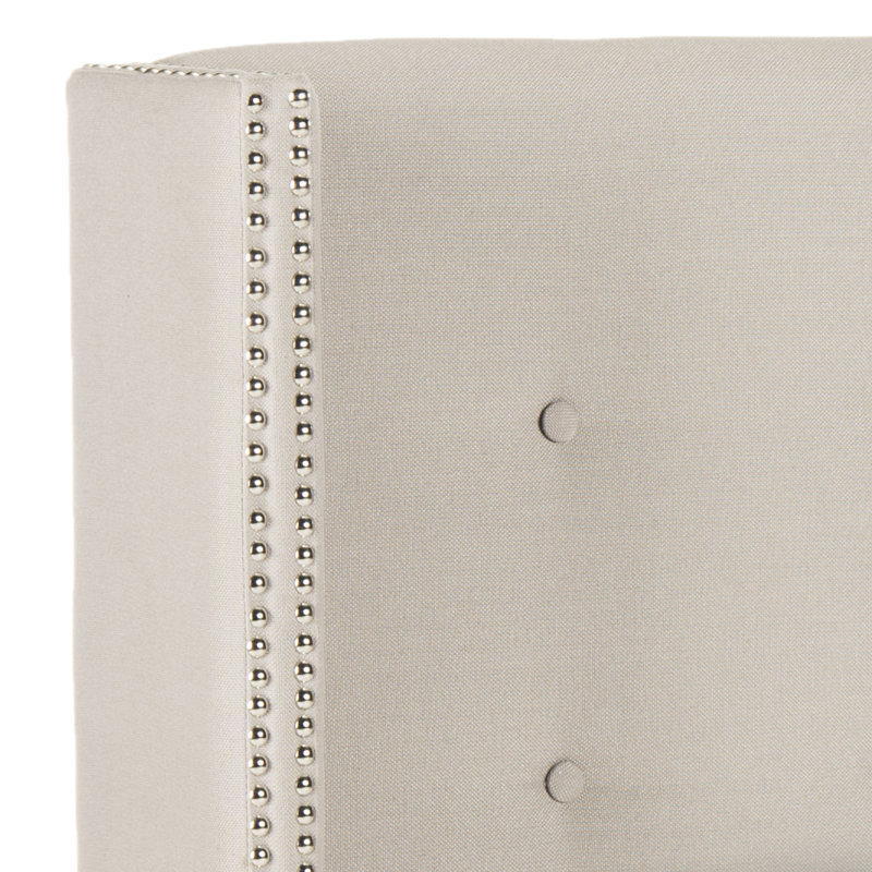 Burch Upholstered Headboard, Queen, Linen Taupe