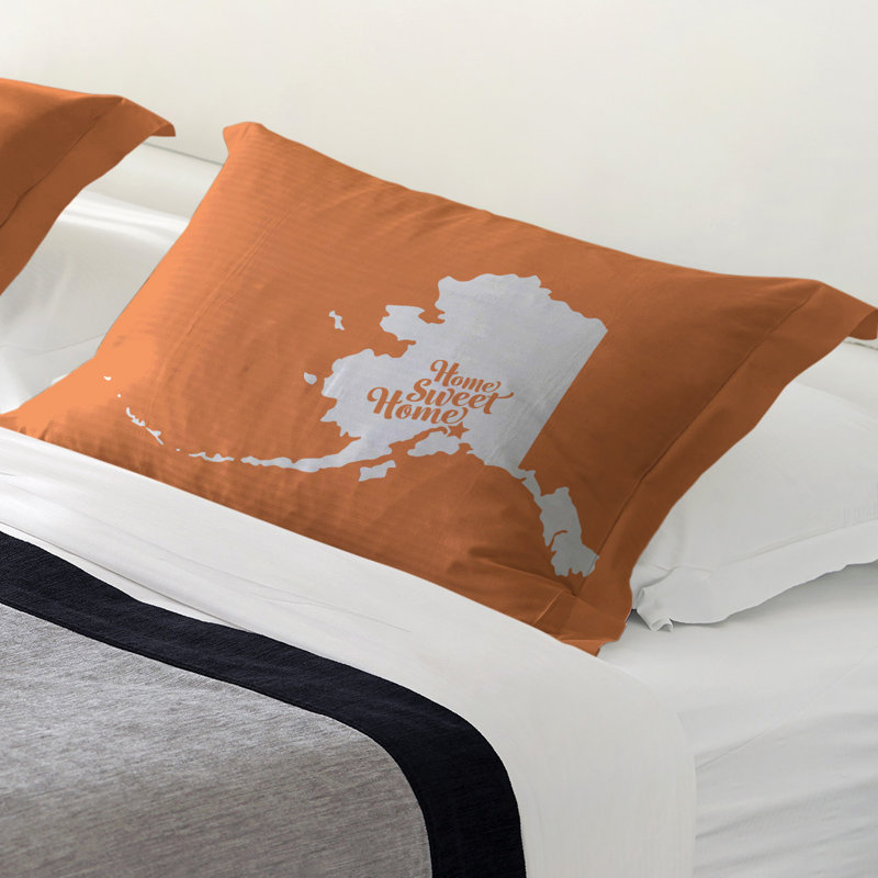 Sham Set, Standard/Twin, Polyester, Orange