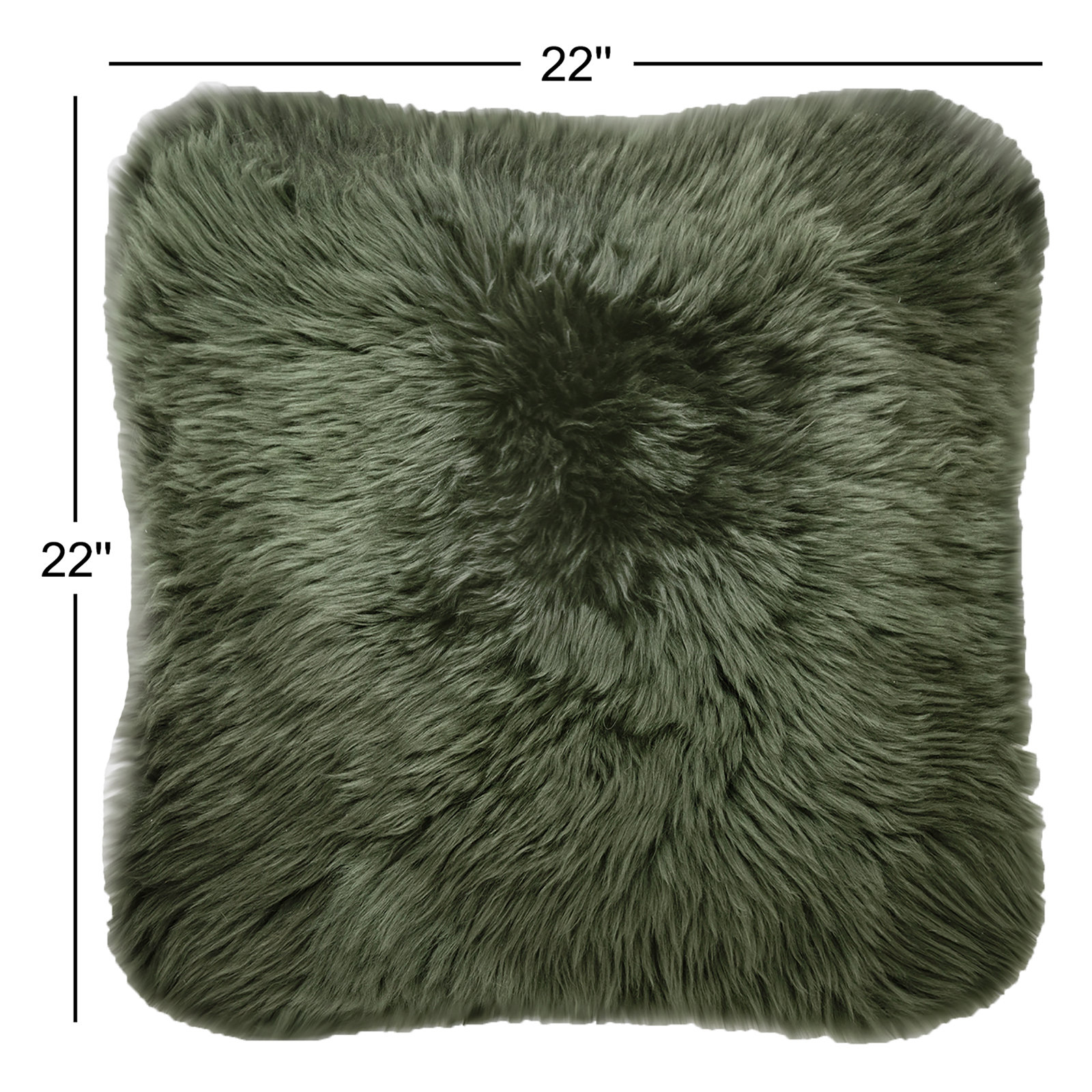 Fieldman Leather Throw Pillow, Cypress