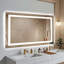 24x32 Inch Frameless LED Bathroom Mirror with Dimmable Lighting and Anti-Fog Function, Smart and Energy-Efficient-1080167785