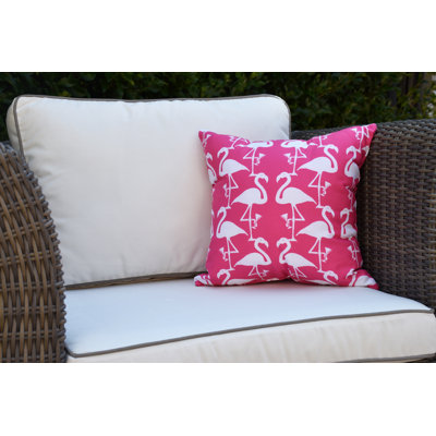 Palm Beach Geometric Outdoor Reversible Throw Pillow