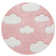 Aleisha Shaggy Pink Rug