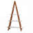 Solid Bamboo Wood Oxford "A" Frame Ladder Display Bookshelf