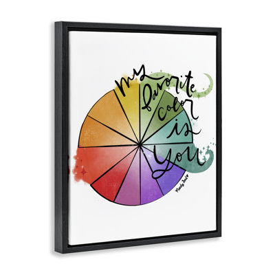 Favorite Color Is You Floating Frame, design by Mandy Ford Art + Illustration
