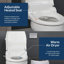 Siège de toilette pour bidet électrique, eau chaude avec sèche-air et 2 serviettes de bidet BB1000-112895706