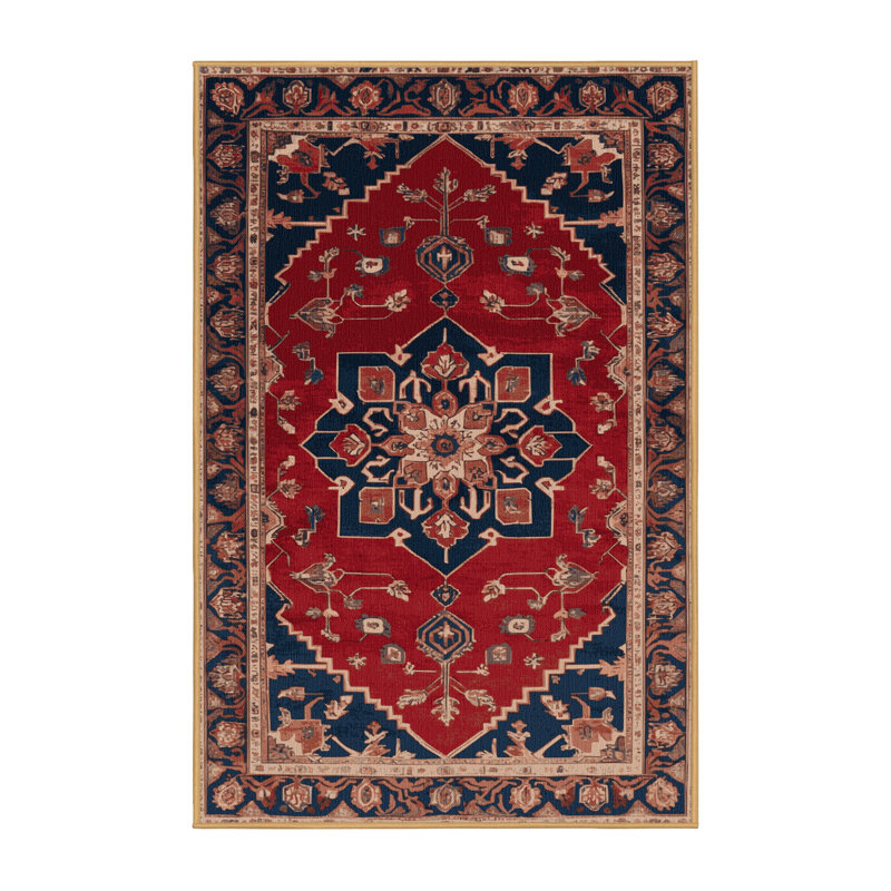 Tapis brun lavable à la machine, Rectangulaire 2 pi x 3 pi