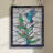 10"H Happy Hummingbird Stained Glass Window Panel