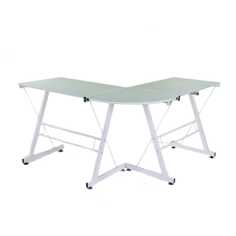 Monmouth L-Shaped Computer Desk, White