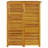 Bajan Wooden Triple Bin Store