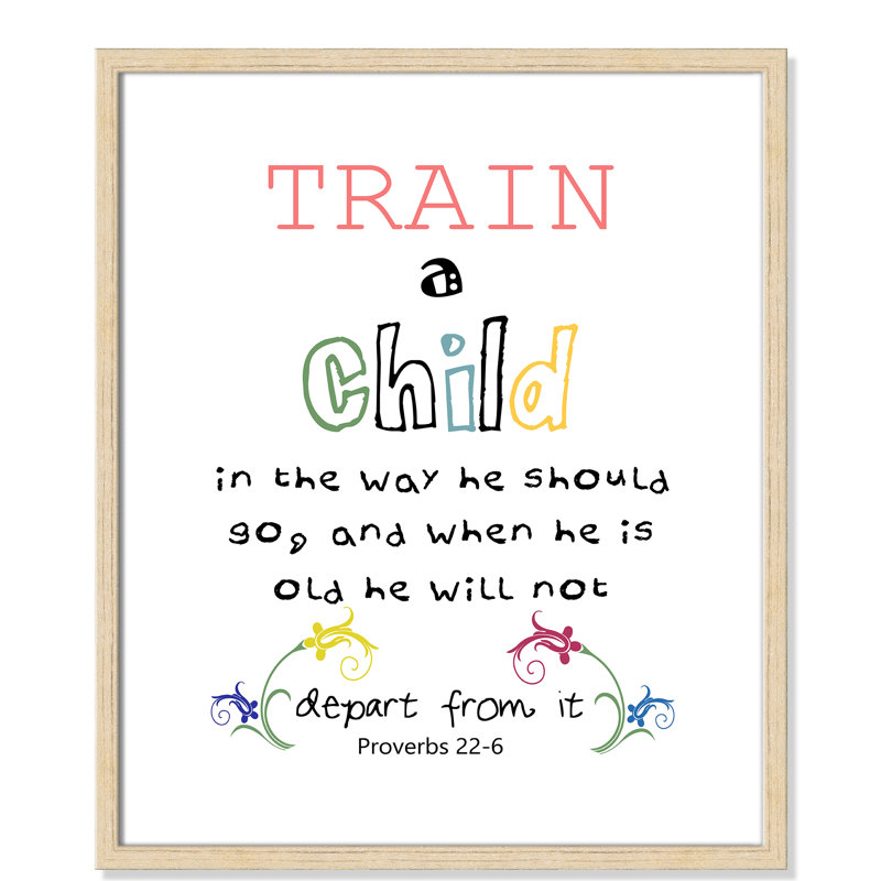 «Train a Chile Train a Child», impression sur papier, H 24,5 po x l 20,5 po x P 1,18 po, Encadré de boîte beige