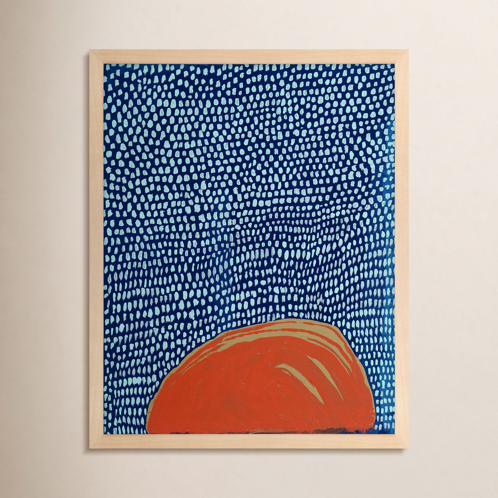 Starscape 5 by Andrea Stokes, Maple Wood Framed, 50" H x 40" W