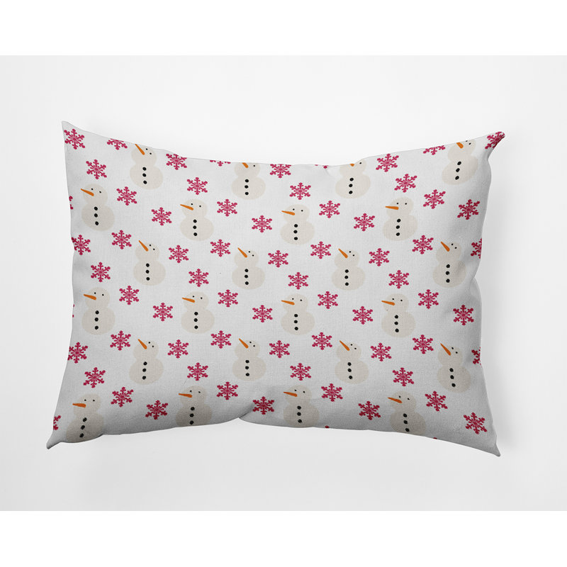 Reversible Throw Pillow, 14" x 20", Rectangular