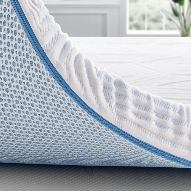 Surmatelas en mousse viscoélastique gélifiée Bedstory, 3", Très grand lit