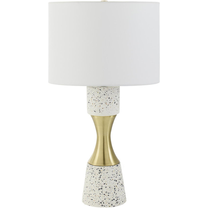 Lampe Maricar, Or clair / blanc