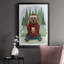 Lumberjack Bear Latte - reproduction de cadre photo-2066430601-2066430602