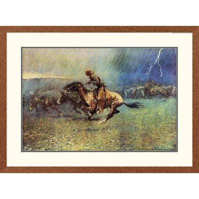 " The Stampede " by Frederic Remington