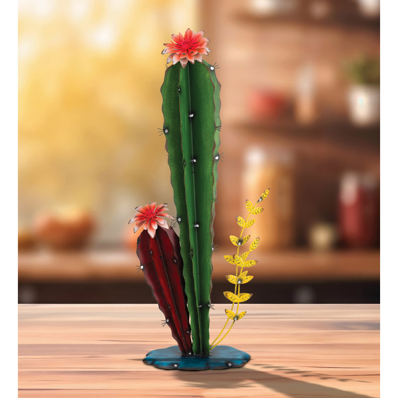 Décoration cactus 22 po - Vert