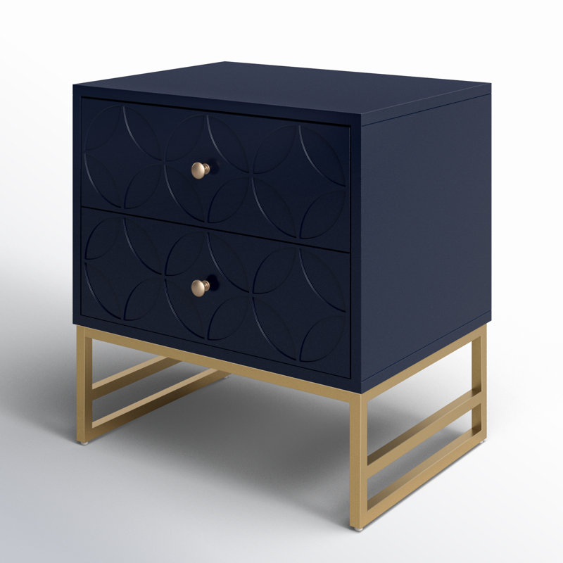 Etta Avenue™ Keeya 2 - Drawer Nightstand & Reviews | Wayfair