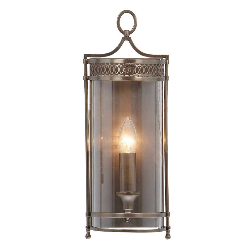 Bataan Flush Mounted Sconce, Dark Bronze