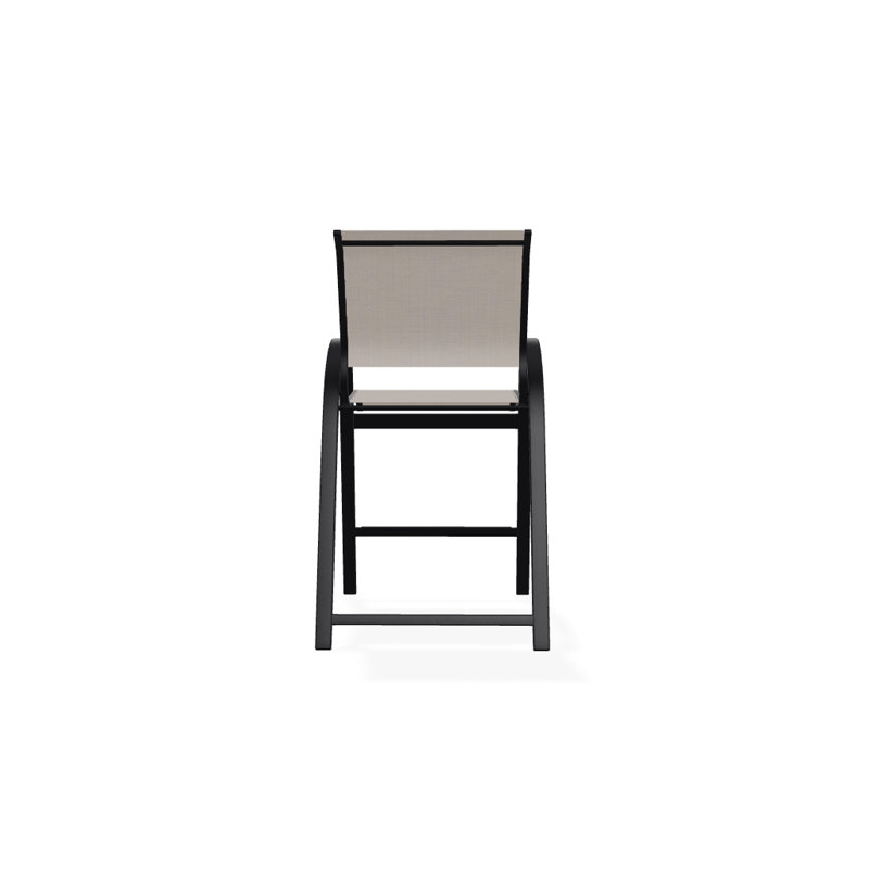 Tabouret de bar 42 po Holna, Naturel, Noir texturé